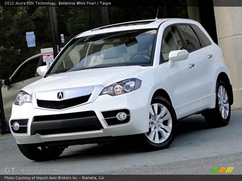 Bellanova White Pearl / Taupe 2012 Acura RDX Technology