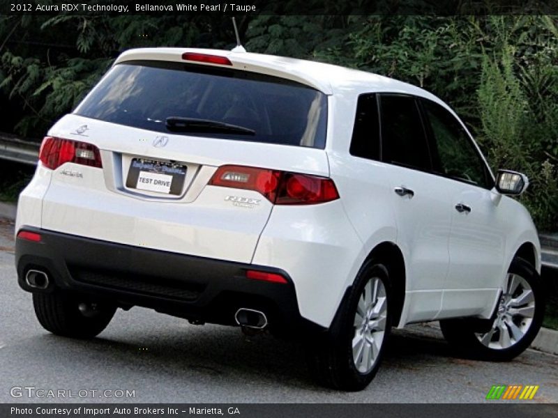 Bellanova White Pearl / Taupe 2012 Acura RDX Technology