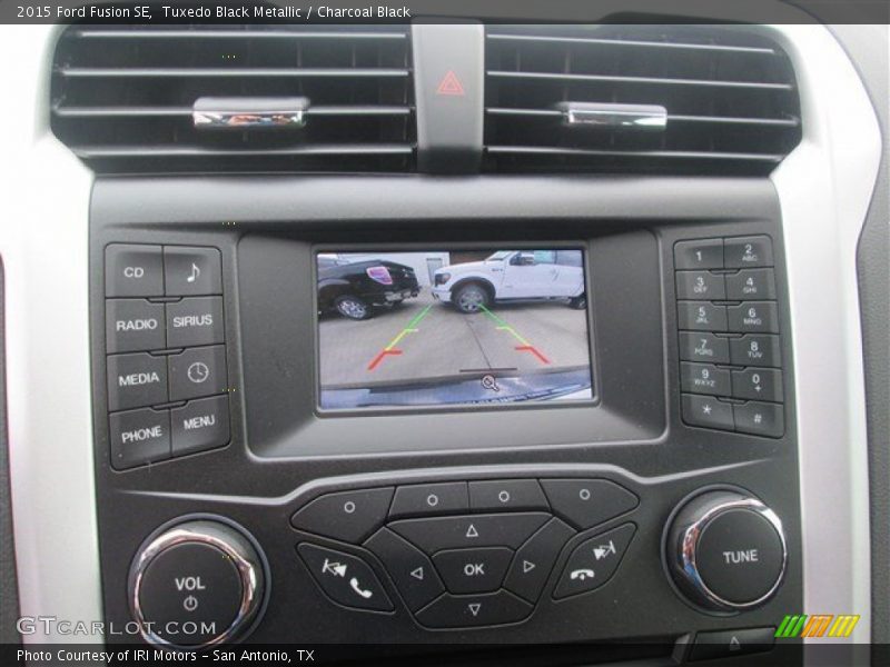 Tuxedo Black Metallic / Charcoal Black 2015 Ford Fusion SE