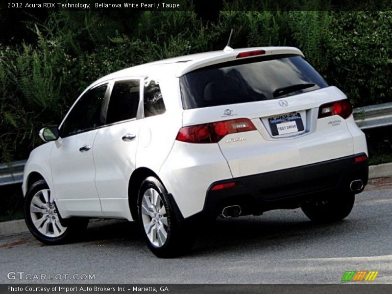 Bellanova White Pearl / Taupe 2012 Acura RDX Technology