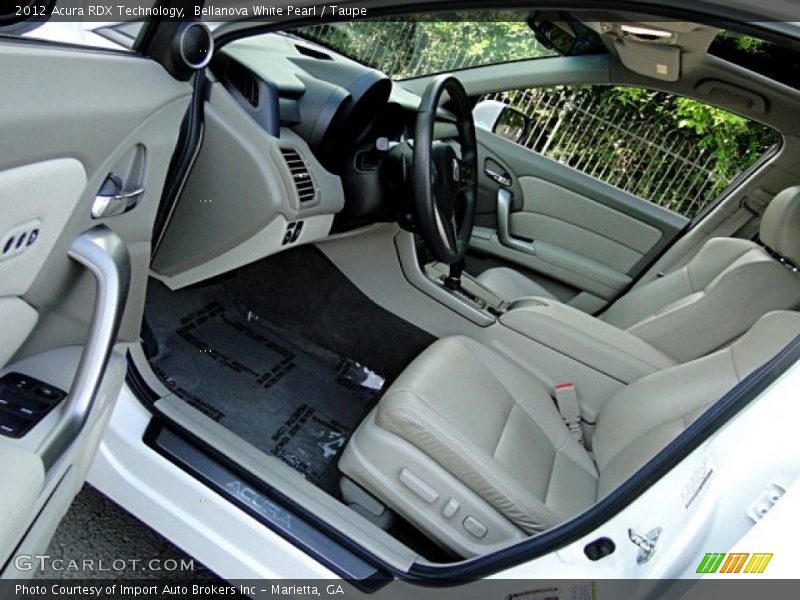 Front Seat of 2012 RDX Technology