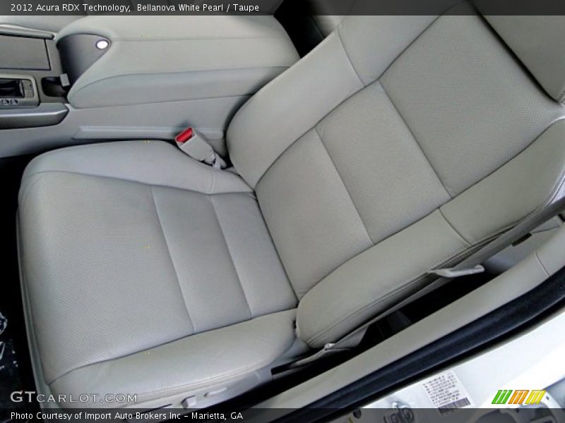 Bellanova White Pearl / Taupe 2012 Acura RDX Technology