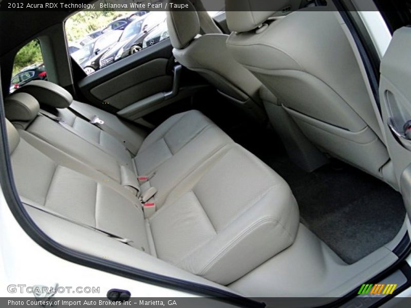 Bellanova White Pearl / Taupe 2012 Acura RDX Technology