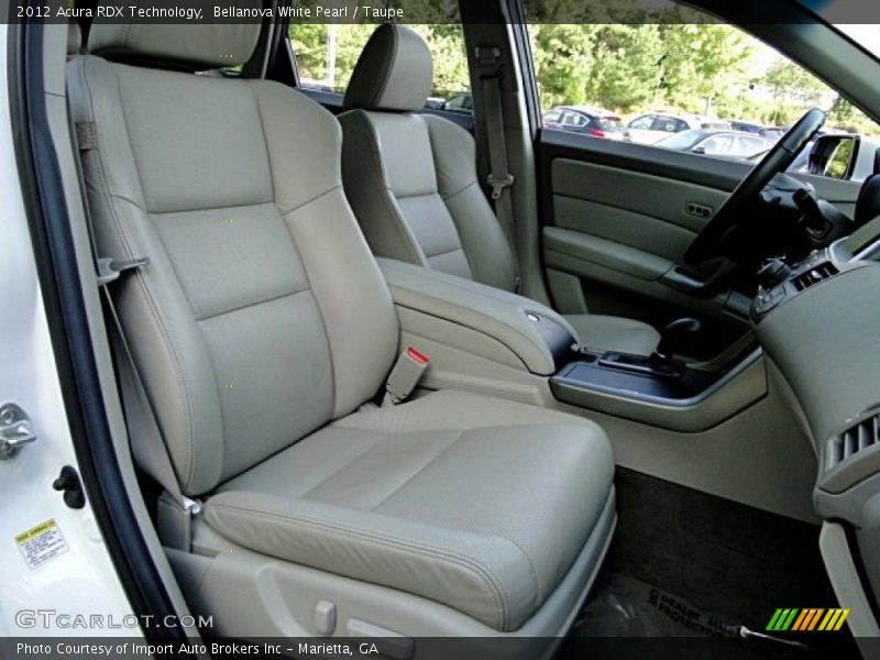 Bellanova White Pearl / Taupe 2012 Acura RDX Technology