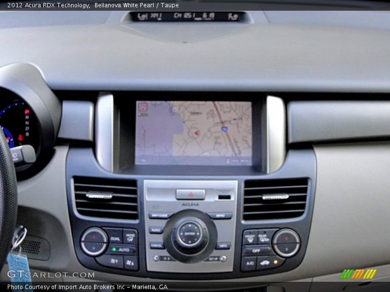 Bellanova White Pearl / Taupe 2012 Acura RDX Technology