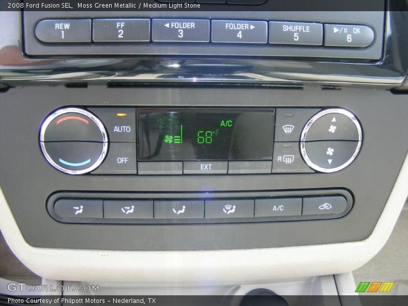 Moss Green Metallic / Medium Light Stone 2008 Ford Fusion SEL