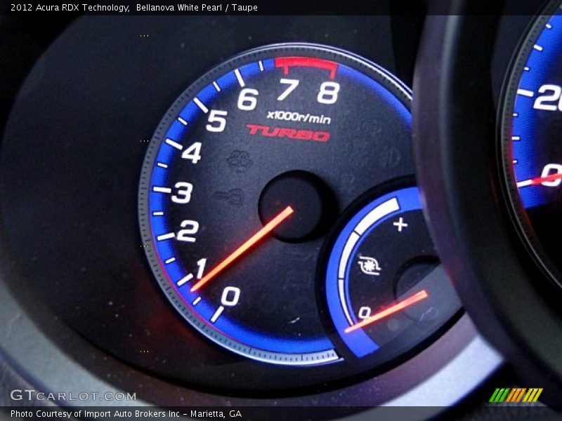 Bellanova White Pearl / Taupe 2012 Acura RDX Technology
