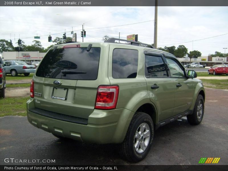 Kiwi Green Metallic / Camel 2008 Ford Escape XLT