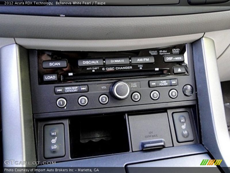 Bellanova White Pearl / Taupe 2012 Acura RDX Technology