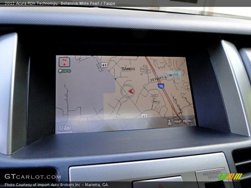 Bellanova White Pearl / Taupe 2012 Acura RDX Technology