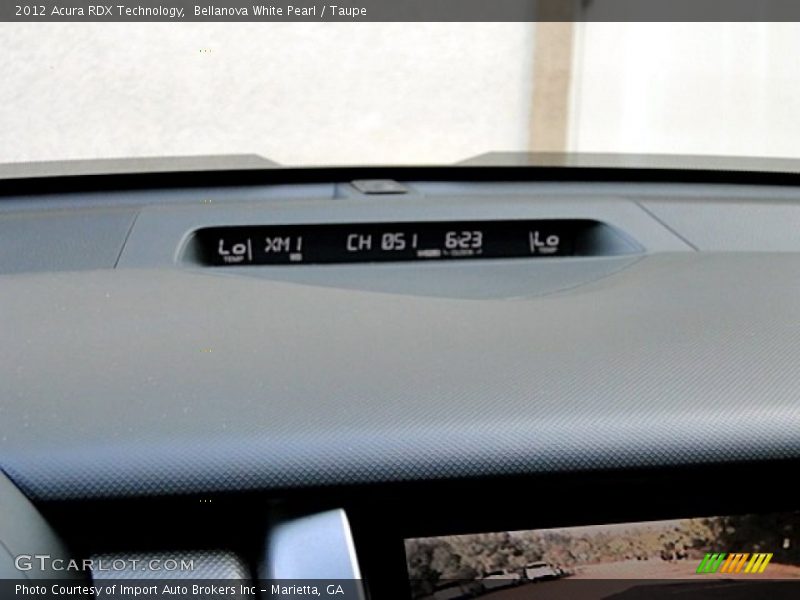 Bellanova White Pearl / Taupe 2012 Acura RDX Technology