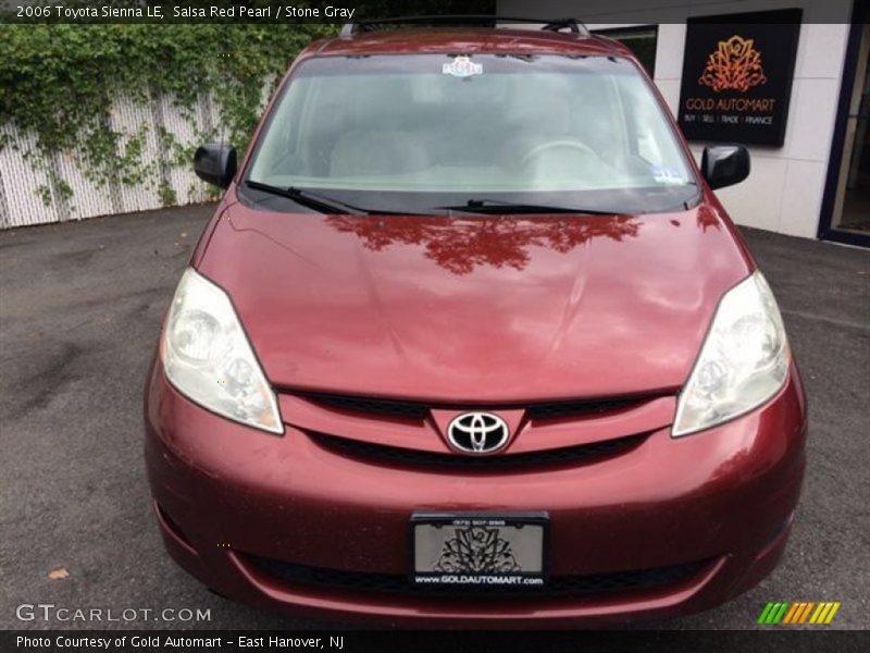 Salsa Red Pearl / Stone Gray 2006 Toyota Sienna LE