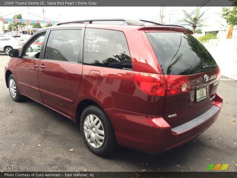 Salsa Red Pearl / Stone Gray 2006 Toyota Sienna LE