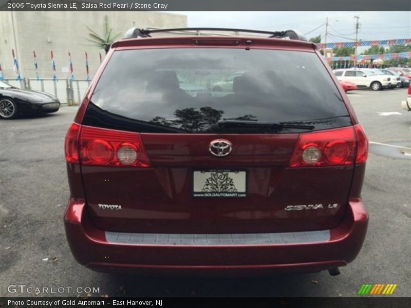 Salsa Red Pearl / Stone Gray 2006 Toyota Sienna LE