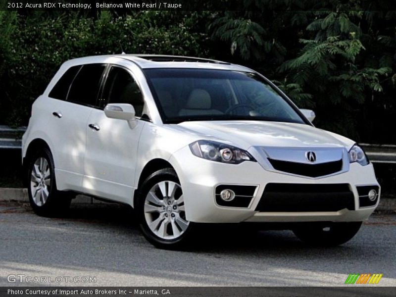 Bellanova White Pearl / Taupe 2012 Acura RDX Technology