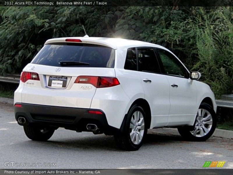 Bellanova White Pearl / Taupe 2012 Acura RDX Technology