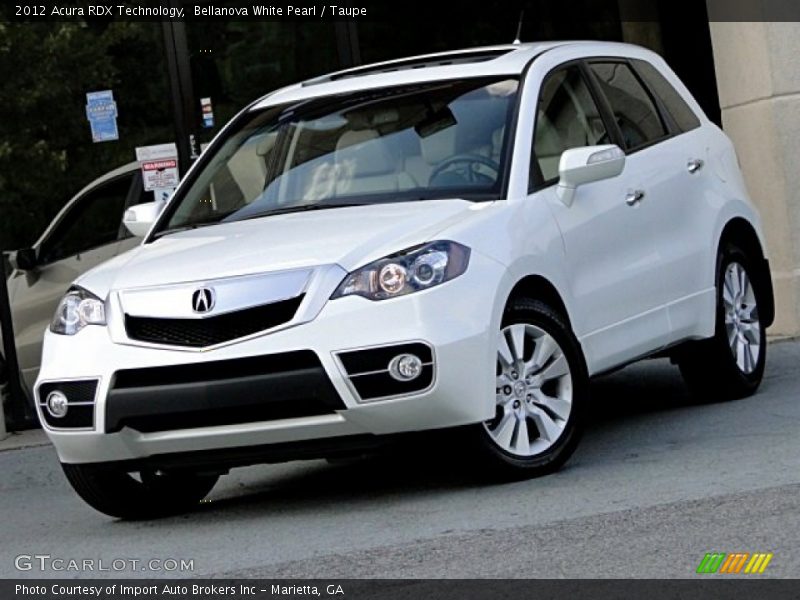 Bellanova White Pearl / Taupe 2012 Acura RDX Technology