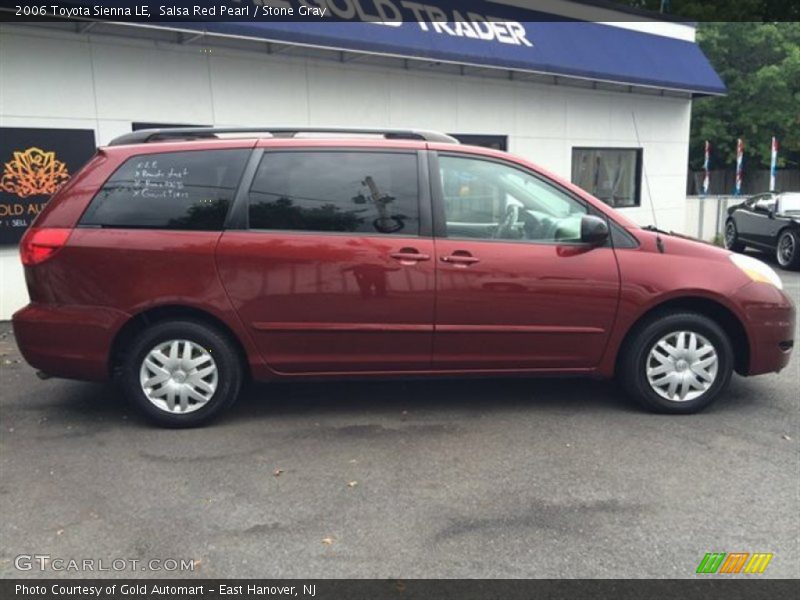 Salsa Red Pearl / Stone Gray 2006 Toyota Sienna LE
