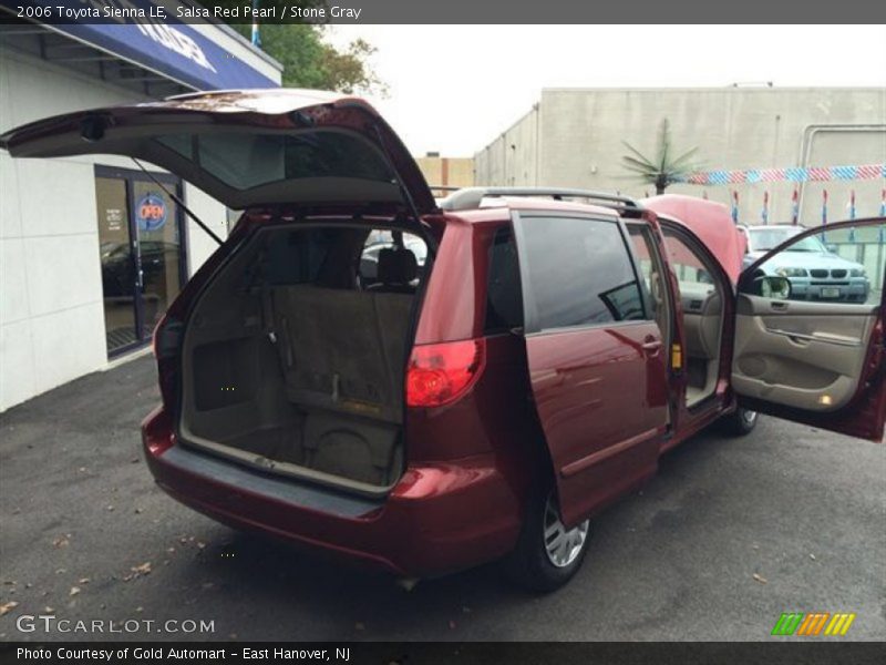 Salsa Red Pearl / Stone Gray 2006 Toyota Sienna LE