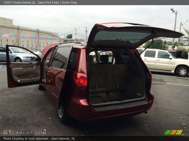 Salsa Red Pearl / Stone Gray 2006 Toyota Sienna LE
