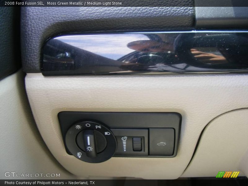 Moss Green Metallic / Medium Light Stone 2008 Ford Fusion SEL