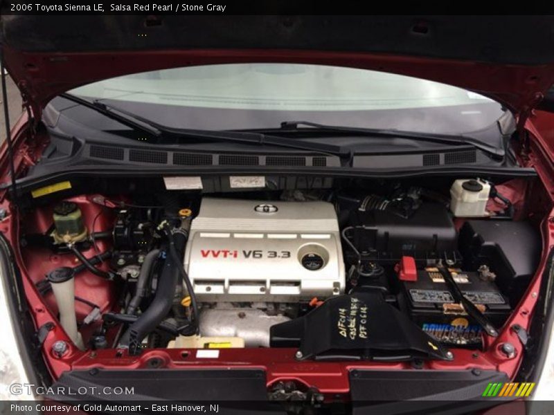 Salsa Red Pearl / Stone Gray 2006 Toyota Sienna LE
