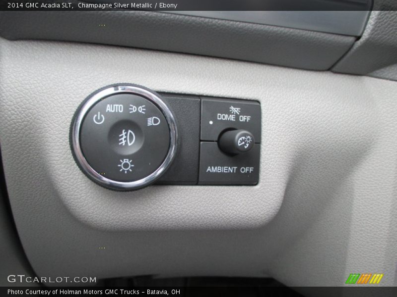 Champagne Silver Metallic / Ebony 2014 GMC Acadia SLT