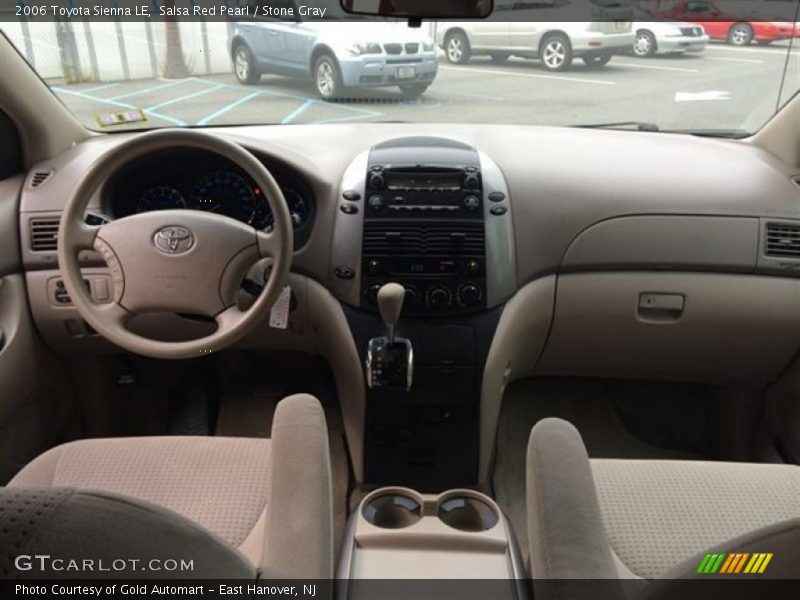 Salsa Red Pearl / Stone Gray 2006 Toyota Sienna LE