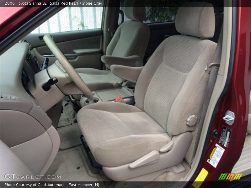 Salsa Red Pearl / Stone Gray 2006 Toyota Sienna LE