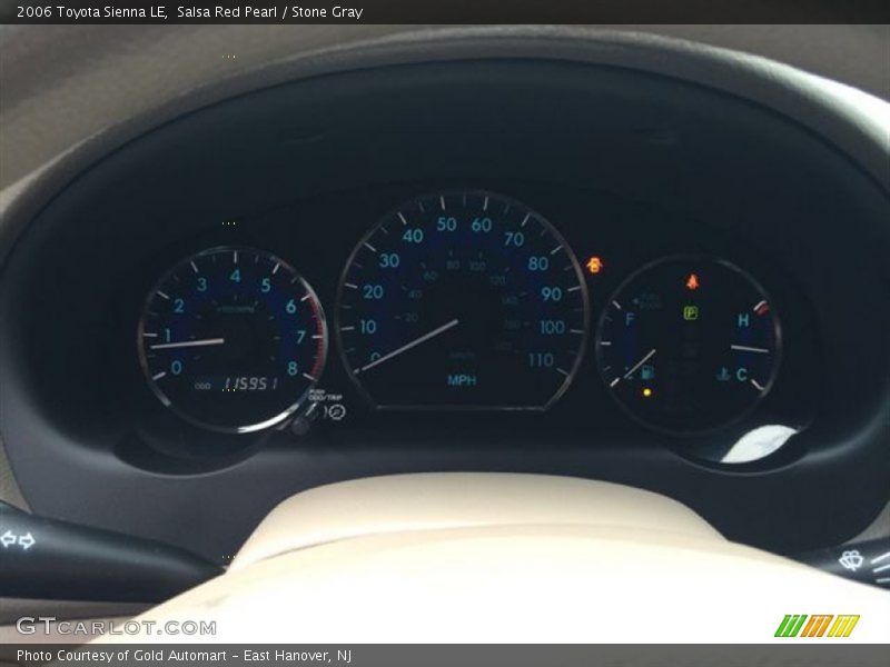 Salsa Red Pearl / Stone Gray 2006 Toyota Sienna LE