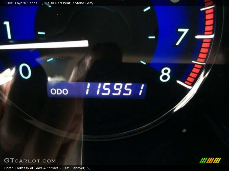 Salsa Red Pearl / Stone Gray 2006 Toyota Sienna LE