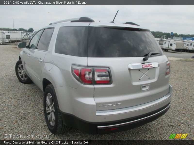 Champagne Silver Metallic / Ebony 2014 GMC Acadia SLT