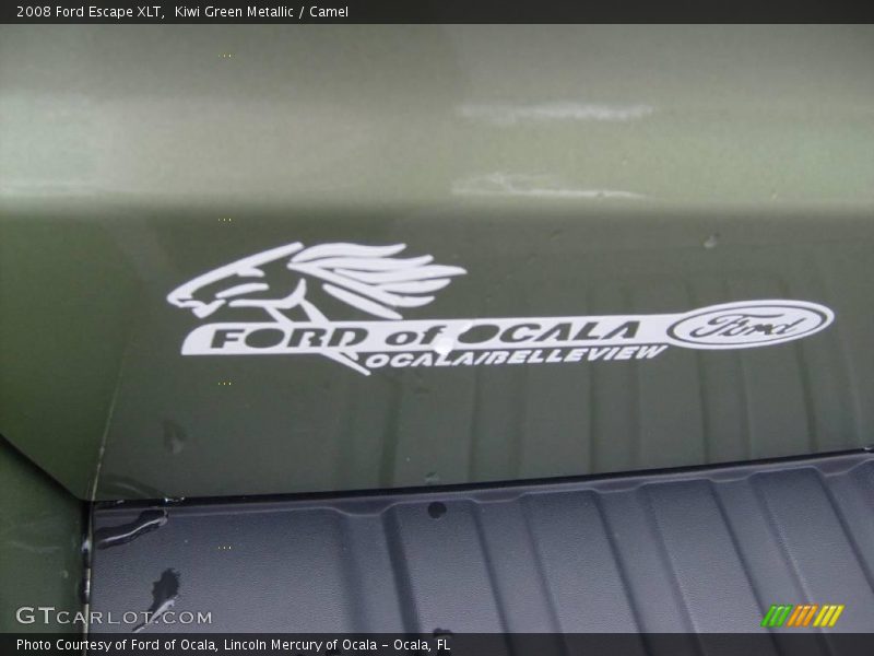 Kiwi Green Metallic / Camel 2008 Ford Escape XLT