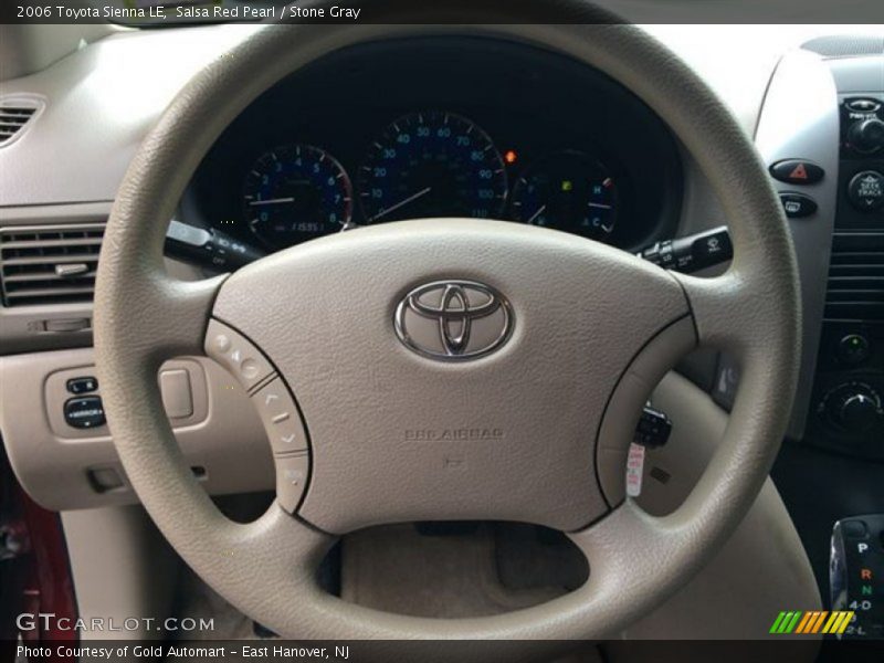 Salsa Red Pearl / Stone Gray 2006 Toyota Sienna LE