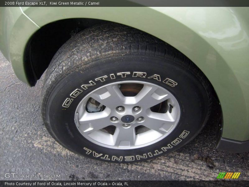Kiwi Green Metallic / Camel 2008 Ford Escape XLT
