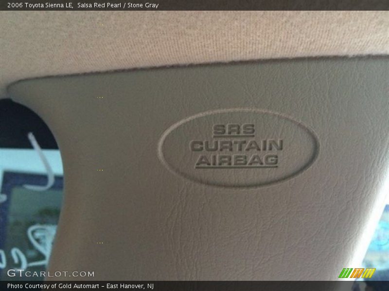 Salsa Red Pearl / Stone Gray 2006 Toyota Sienna LE