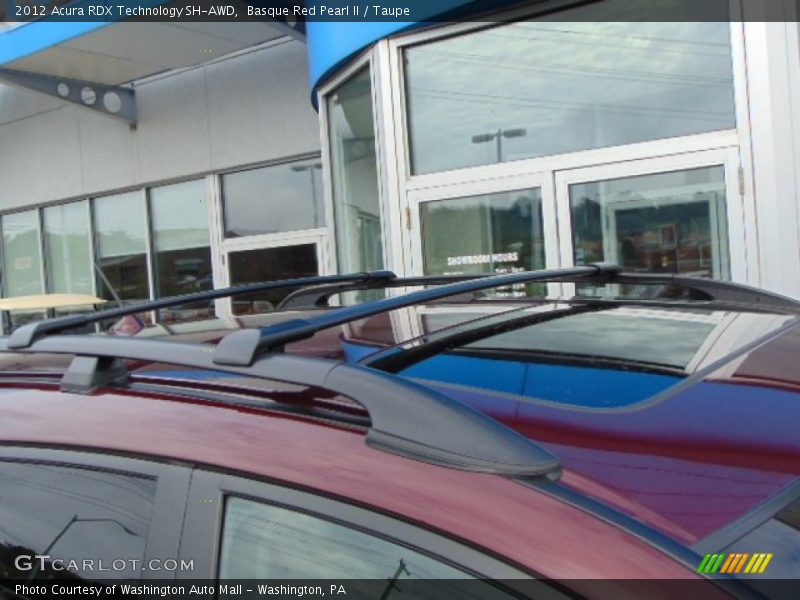 Basque Red Pearl II / Taupe 2012 Acura RDX Technology SH-AWD