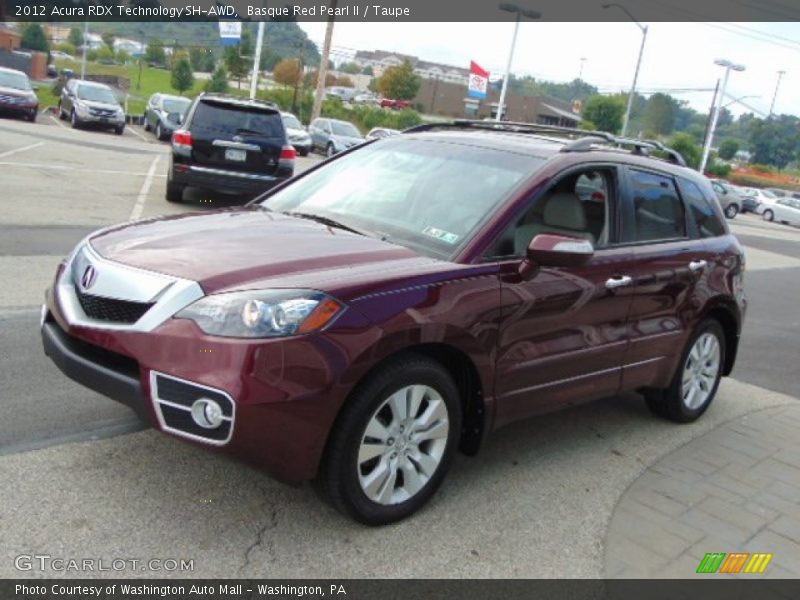 Basque Red Pearl II / Taupe 2012 Acura RDX Technology SH-AWD
