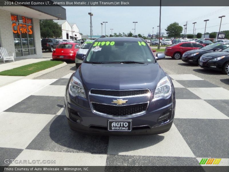 Atlantis Blue Metallic / Light Titanium/Jet Black 2014 Chevrolet Equinox LT