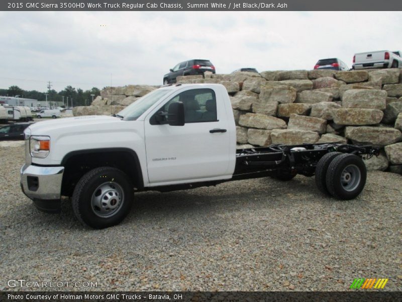  2015 Sierra 3500HD Work Truck Regular Cab Chassis Summit White
