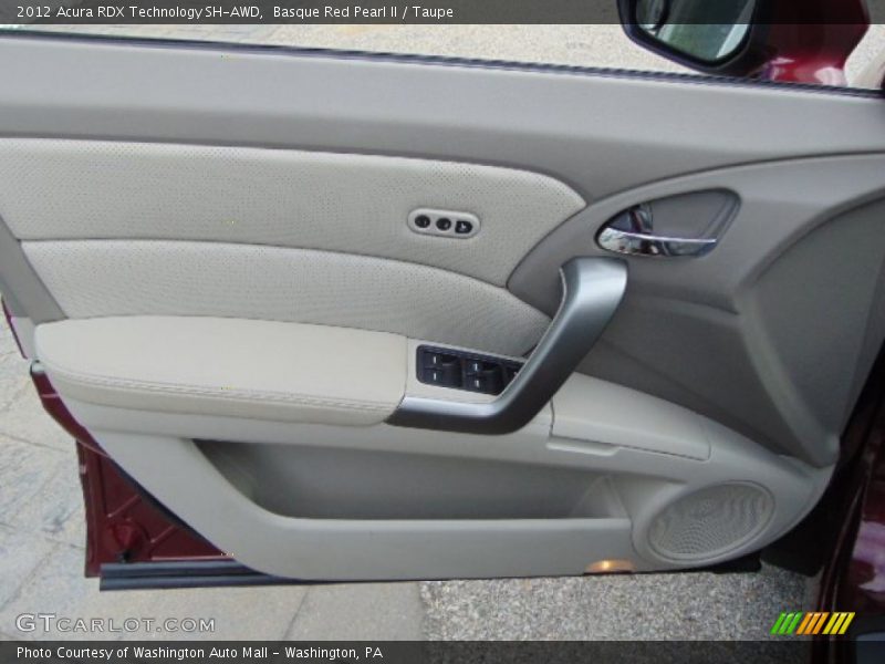 Basque Red Pearl II / Taupe 2012 Acura RDX Technology SH-AWD