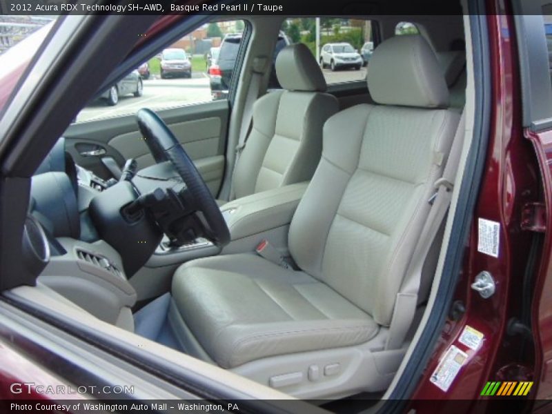 Basque Red Pearl II / Taupe 2012 Acura RDX Technology SH-AWD