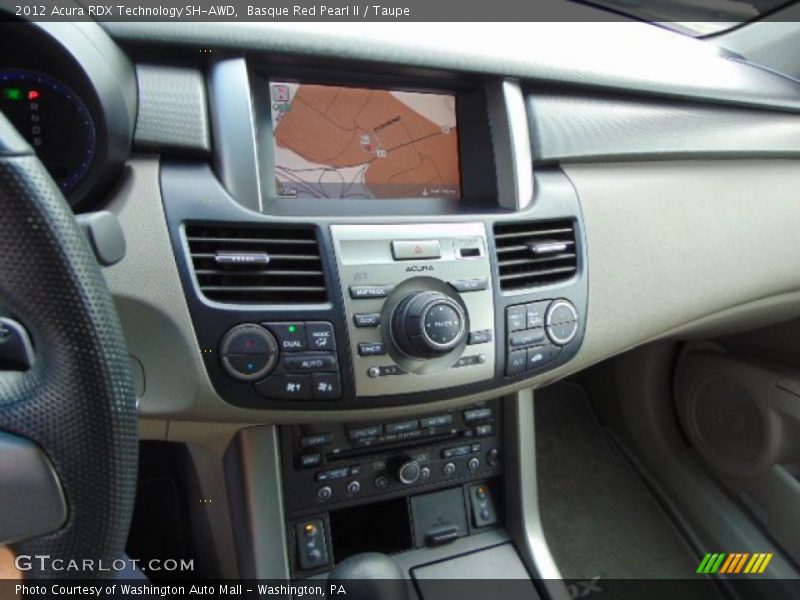 Basque Red Pearl II / Taupe 2012 Acura RDX Technology SH-AWD