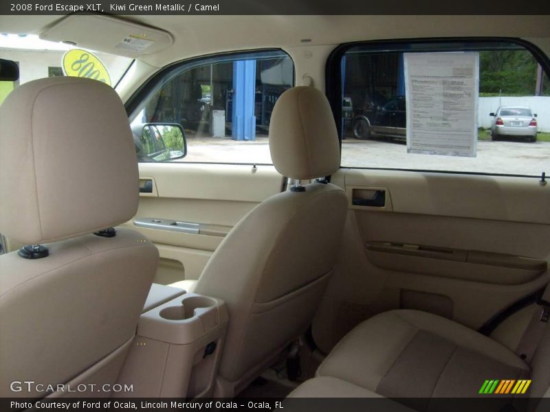 Kiwi Green Metallic / Camel 2008 Ford Escape XLT