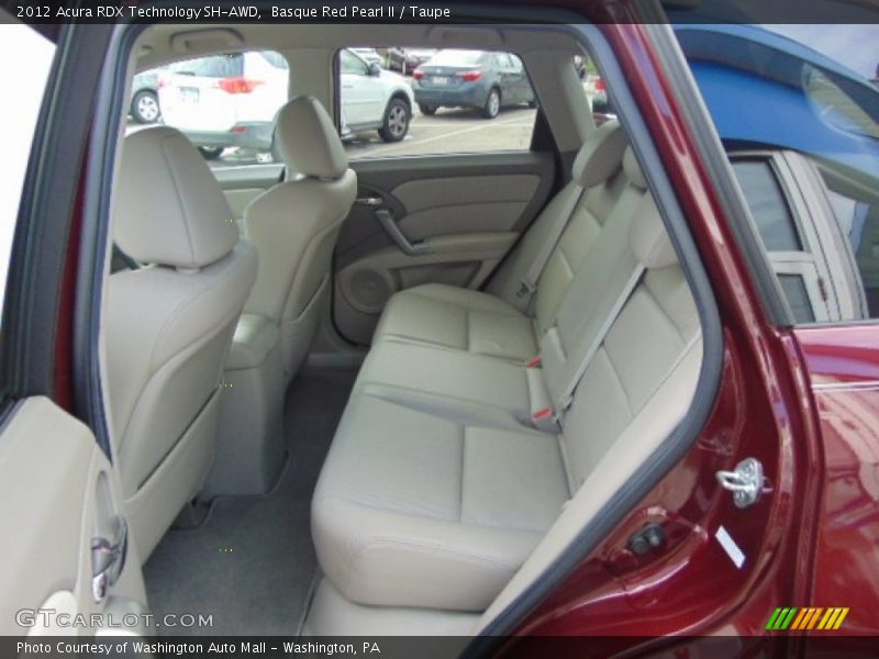 Basque Red Pearl II / Taupe 2012 Acura RDX Technology SH-AWD