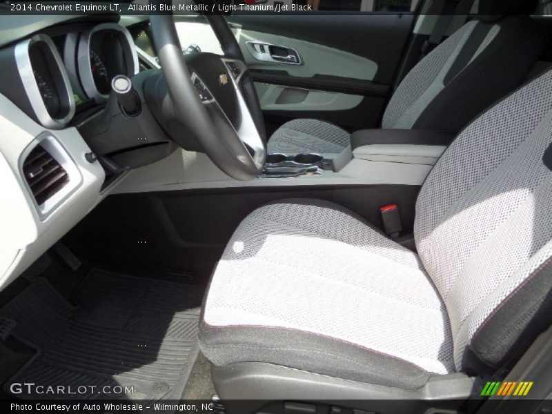 Atlantis Blue Metallic / Light Titanium/Jet Black 2014 Chevrolet Equinox LT