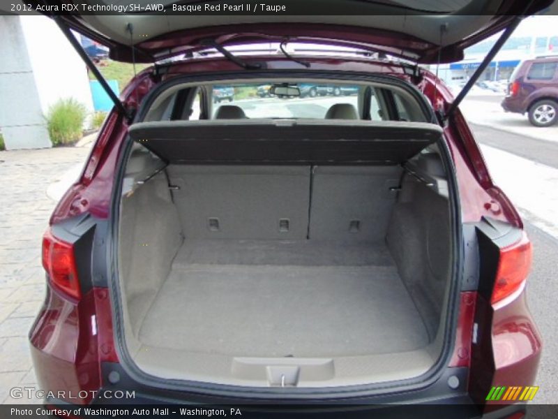 Basque Red Pearl II / Taupe 2012 Acura RDX Technology SH-AWD