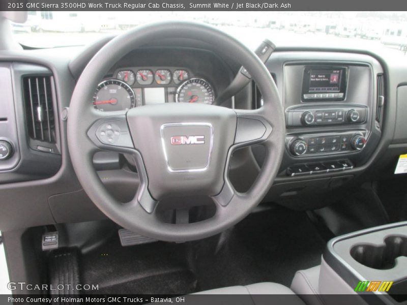  2015 Sierra 3500HD Work Truck Regular Cab Chassis Steering Wheel