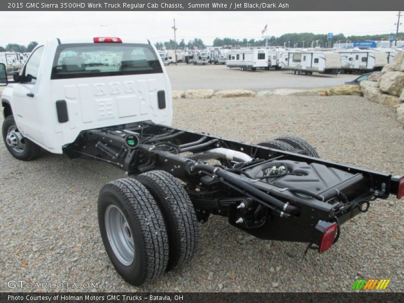 Summit White / Jet Black/Dark Ash 2015 GMC Sierra 3500HD Work Truck Regular Cab Chassis
