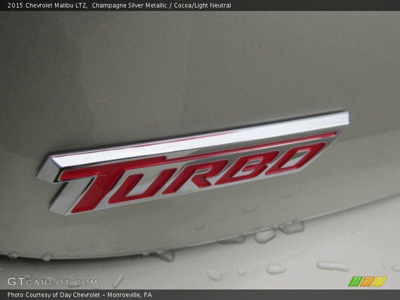 Champagne Silver Metallic / Cocoa/Light Neutral 2015 Chevrolet Malibu LTZ